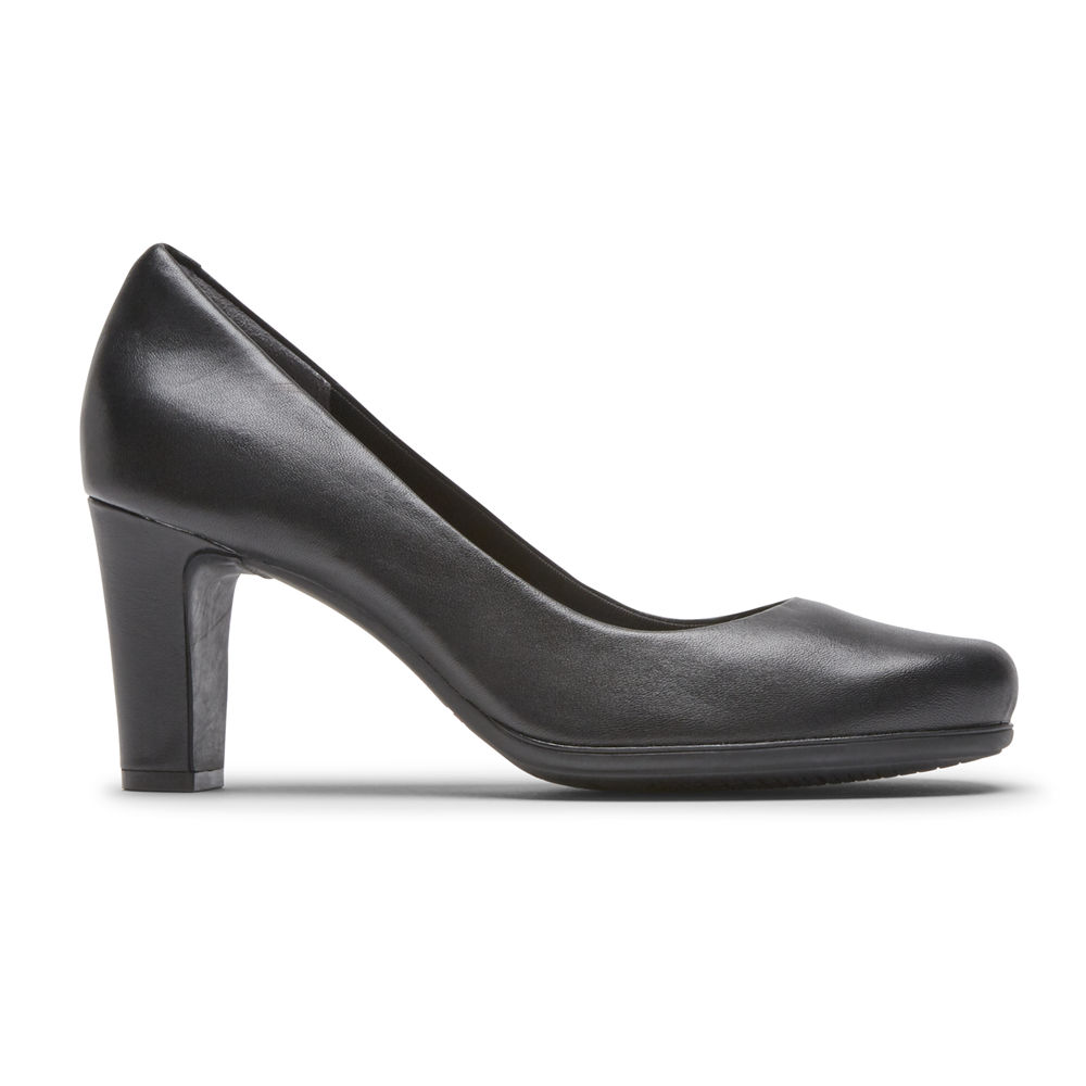 Rockport Singapore Womens Pumps - TOTAL MOTION MID Black - AM6584019